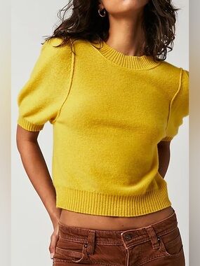 Free People Staycation 100% Cashmere Sweater